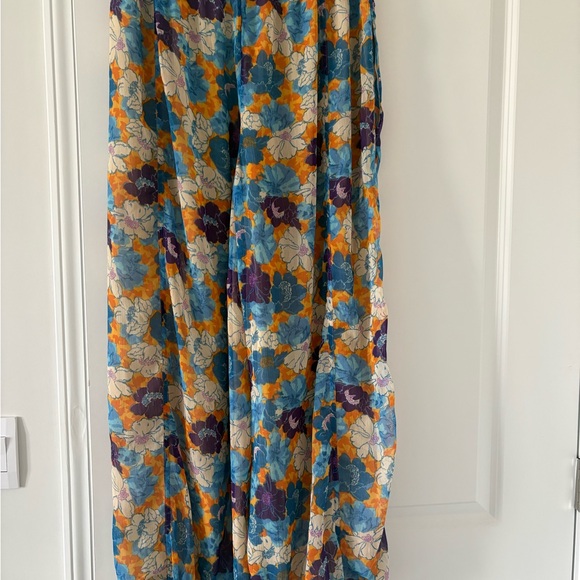 Free People Floral Print Women's Pants small boho flower bubble festival pants - Picture 3 of 7